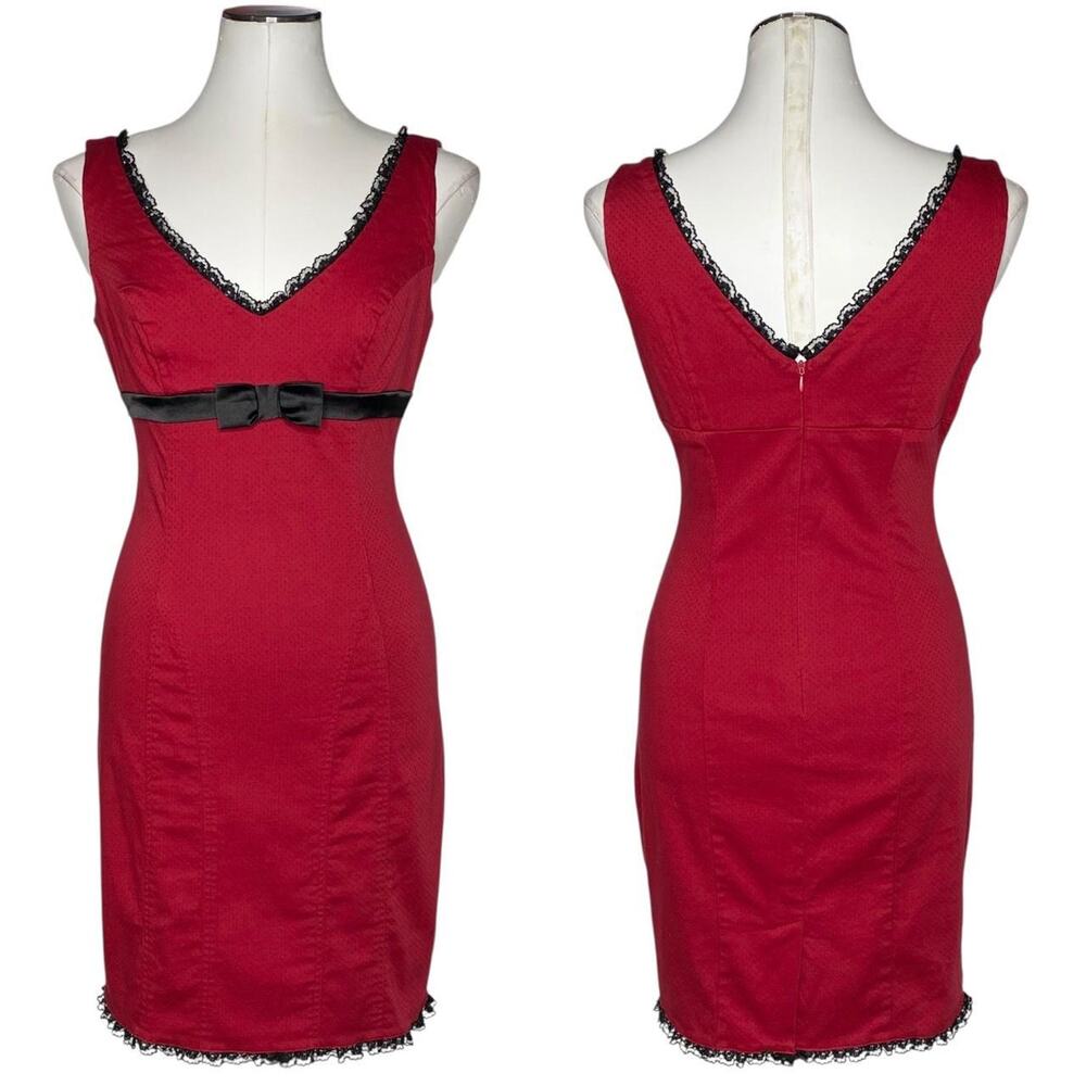 Xoxo y2k Red Cocktail Dress size 7